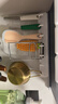 MUJIABS壁挂收纳 7连挂钩 白色 长35×宽4.4×高5cm 实拍图