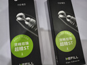 KACO文具0.38mm黑色按动笔芯 中性笔替芯双珠 速干ST头刷题大容量笔芯 亚规通用 10支装 实拍图