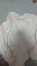 凡客诚品（VANCL）纯棉长袖T恤男春秋季圆领内搭衣服休闲宽松透气打底衫 白色 3XL 实拍图