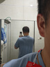 浪莎男士睡衣夏季10A抑菌冰丝莫代尔触感可外穿V领简约休闲家居服套装 浅蓝 3XL 【推荐体重180-200斤】 实拍图