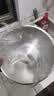 不锈钢盆沙拉盆家用厨房大号料理打蛋和面水果烘焙 23cm 1个 【刻度盆/2000ML】 实拍图
