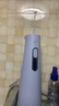 京东京造高端便携式冲牙器蓝色 屏显10档调节300ml大水箱洗牙器洁牙器牙齿冲洗器预防牙结石 女 实拍图