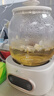 美的（Midea）花漾0胶水全玻璃全自动养生壶 多功能煮茶壶 母婴烧水壶恒温电热水壶煮茶器花茶壶1.2L YS12B102 实拍图