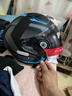 坦克（Tanked Racing）T536电动摩托车头盔半盔3C男女防晒安全帽 亚黑 幻界 L  实拍图