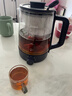 美的（Midea）养生壶 1L大容量一体式喷淋煮茶器蒸煮茶壶 办公室煮茶烧水一体机 304不锈钢花茶白茶ZC10S01 实拍图