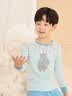 红豆儿童内衣套装纯棉薄款男女童秋衣秋裤秋冬保暖套装M2011云蓝160 实拍图