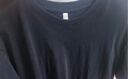 凡客诚品时尚休闲纯棉素色T恤衫情侣款半袖 雾霾蓝 3XL （建议85-95kg） 实拍图