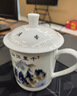 陶相惠骨瓷茶杯大容量家用喝水杯子带盖办公室泡茶杯新中式茶杯陶瓷杯子 实拍图