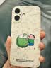 XP适用苹果17手机壳镜头全包iphone17软壳散热硅胶男女防摔保护外壳高级感蜡笔小新-古董白喝口椰子 实拍图