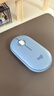 罗技（Logitech）PEBBLE 2.0 无线蓝牙鼠标 静音鼠标 办公鹅卵石便携 升级Pebble2代 蓝色 实拍图