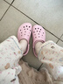 卡骆驰（CROCS）贝雅卡骆班洞洞鞋轻便耐磨一脚蹬休闲鞋女鞋时尚沙滩鞋|205089 芭蕾粉/糖果粉-6TG 39 (240mm) 实拍图