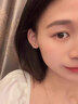 DAISY DREAM爆闪S形999足银圆头耳钉女独特睡觉免摘耳环养耳洞螺丝拧扣耳饰品 【999银】3mm双圆头锆石耳钉 实拍图