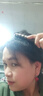 郁美堂檀木宽齿长柄梳子大齿头部经络梳女士长发烫卷发梳子生日礼物 实拍图