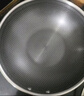 炊大皇炒锅304不锈钢有钛炒菜锅煎锅平底不粘炒锅32cm 可立可视盖不挑灶 实拍图