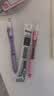 派通（Pentel ）BLN105按动黑色中性笔高颜值0.5mm签字笔商务学生速干水笔水性笔文具 粉杆黑芯5支装 实拍图