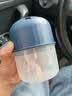 绞肉机小型打蒜器家用绞蒜切蒜器多功能辅食料理机电动蒜泥神器蒜蓉机自动切菜机压蒜器 宝蓝色- 0.26L （升级大电机） 实拍图