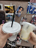 双枪（Suncha）奶茶杯一次性塑料水杯带盖吸管露营外带便携用咖啡杯400ML*20套 实拍图
