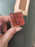 六品堂 姓名印章篆刻定做个人硬笔书法国画印章姓名手账刻字定制儿童名字印章藏书私人章制作教师学生印刻章 【榉木礼盒装】带流苏牛角色（2cm）-含印泥 实拍图