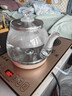 益茶福全自动上水电热水壶底部上水嵌入式电茶炉烧水壶烧水一体机玻璃煮茶壶保温泡茶壶开水壶 1L 保温玻璃套装SQ-008金色 实拍图