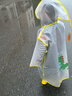 牧萌儿童雨鞋男童女童防水立体宝宝防滑耐磨卡通雨靴 挖掘机恐龙 18码 实拍图