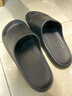 朴西香蕉船凉拖鞋女士浴室不易滑居家室内四季情侣拖鞋男 黑色 44-45 实拍图