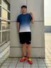 VICTORIATOURIST跑步运动套装男女夏季冰丝短袖短裤情侣速干T恤篮球羽毛球健身服 实拍图