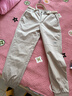 骆驼（CAMEL）运动休闲女裤子防泼水梭织束脚运动裤 J23CAVLR059 淡卡其 S 实拍图