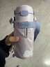 膳魔师（THERMOS）儿童水杯tritan吸管杯学生开学必备小熊猫塑料水壶420ml紫 实拍图