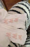 浪莎月子袜产妇袜子女纯棉夏季不勒脚白色袜子松口袜中筒孕妇宽口袜 实拍图