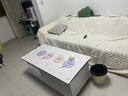 普派家用茶几客厅轻奢高级感2025新款小户型简约出租房玻璃茶桌茶台 推荐【白大理石纹色】单抽120cm 【实惠】自行组装 实拍图