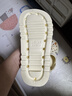 名创优品（MINISO）洞洞鞋男女夏季外穿凉鞋防滑厚底踩屎感包头凉拖鞋卡其色+海星 实拍图