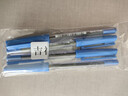 施德楼（STAEDTLER）0.7mm圆珠笔 大容量全铜笔头按动原子笔 学生考试书写办公用蓝色5支430M-3 实拍图