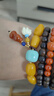 蜜诺尔精品鸡油黄蜜蜡随形DIY手串搭配南红重14.83克 晒单实拍图