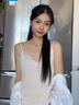 浪莎蕾丝内搭吊带背心女2026新款夏外穿白色带胸垫上衣v领针织打底衫 晒单实拍图