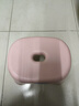 新款加厚奶油风家用小凳子塑料凳可叠放耐用儿童凳 樱花粉1个 实拍图
