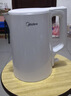美的（Midea）电热水壶家用烧水壶泡茶0涂层食品级304不锈钢自动断电双层防烫全钢无缝1.5L大容量 MK-HJ1566 实拍图