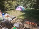 星野家蛋卷桌户外折叠桌 露营桌椅装备 便携式户外桌椅 野餐烧烤四方桌 实拍图