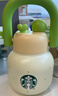 星巴克（Starbucks）杯子 多肉花园系列 不锈钢桌面杯高颜值可爱便携随行杯男女士送礼 不锈钢双饮口杯(配挂件)650ml 实拍图
