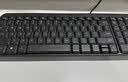 罗技（Logitech）K106有线键盘(K120升级版) 商务办公键盘 USB接口电脑笔记本键盘 即插即用全尺寸键盘 99键 K106（K120升级款） 实拍图