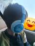 JBL JR470NC 头戴式蓝牙儿童耳机 主动降噪学习网课益智背书APP控制亲子教育 飞机高铁旅行礼物 蓝色 实拍图