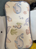 taoqibaby婴儿枕头新生儿成长枕1-3岁宝宝冰丝枕夏季透气云片枕枕芯 实拍图