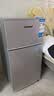华宝小冰箱小型家用出租房用冷藏冷冻两用一级能效节能省电迷你宿舍寝室办公室二门电冰箱 【一级能效】68L银色【全国联保】 实拍图