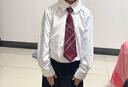 杉杉男童衬衫长袖儿童白色衬衣女大童春夏小学生校服演出服 白色 110 实拍图