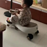 贝易BEIESTATE典藏扭扭车 1-6岁宝宝摇摇车大人可坐宝宝礼物声光音乐款 卡其色 实拍图