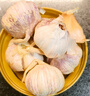 【百万单爆品】紫白皮蒜水果大蒜超市生鲜蔬菜调料即食蒜 5-6头100g单果3.5-5cm 实拍图