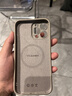 奶小鸭（NEYAA）适用苹果13promax手机壳iphone13promax保护套全包超薄Magsafe磁吸液态硅胶防摔简约男女款 钛原色 实拍图