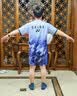 尤尼克斯新款尤尼克斯羽毛球服男女汤尤杯国家队国羽大赛比赛服上衣短袖 男款上衣10581雾紫+大赛版VC速干 XL 实拍图