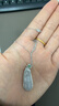 周六福PT950铂金项链女O字链 B058720 约1.36g 40+5cm 生日礼物520礼物 实拍图