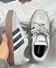 adidas「T头鞋」BARREDA板鞋德训鞋男女阿迪达斯轻运动   灰色/黑色/树脂黄   37 实拍图