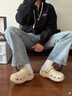 卡骆驰（CROCS）经典云朵洞洞鞋时尚百搭女鞋花园鞋沙滩鞋|206750 骨白色-2Y2(含智必星) 38 (240mm) 实拍图